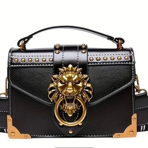 Black and Gold Designer Women's Bag